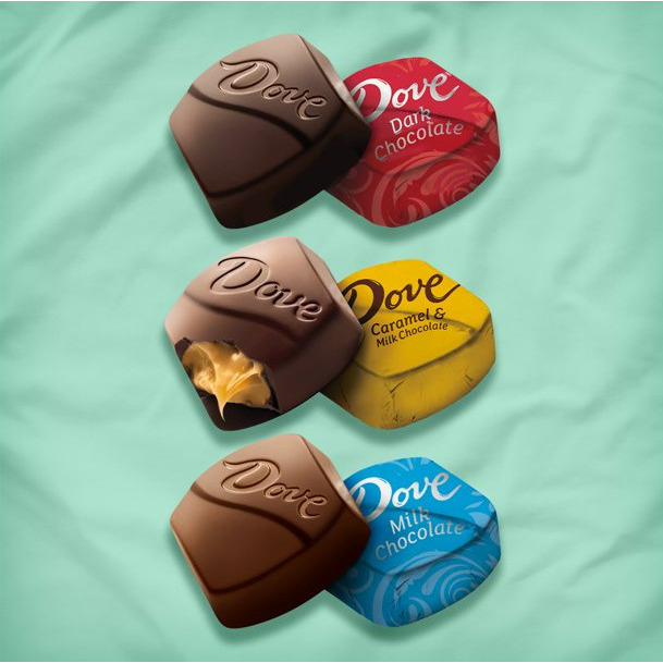 Dove Promises Variety Pack Milk and Dark Chocolate Candy - 15.8 oz Bag