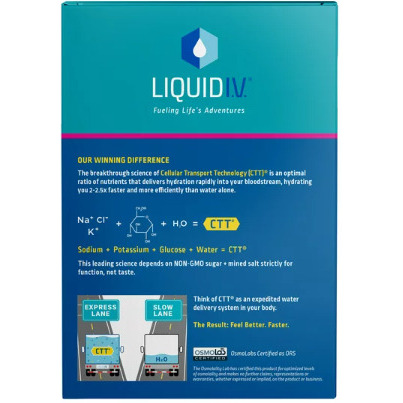 Liquid I.V. Hydration Multiplier Electrolyte Powder Packet Drink Mix;  Passion Fruit;  15 Ct