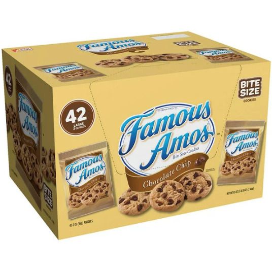 Famous Amos Chocolate Chip Cookies (2 oz.;  42 ct.)