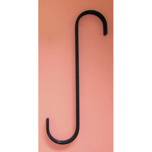 S Hook 7 Inch BLACK