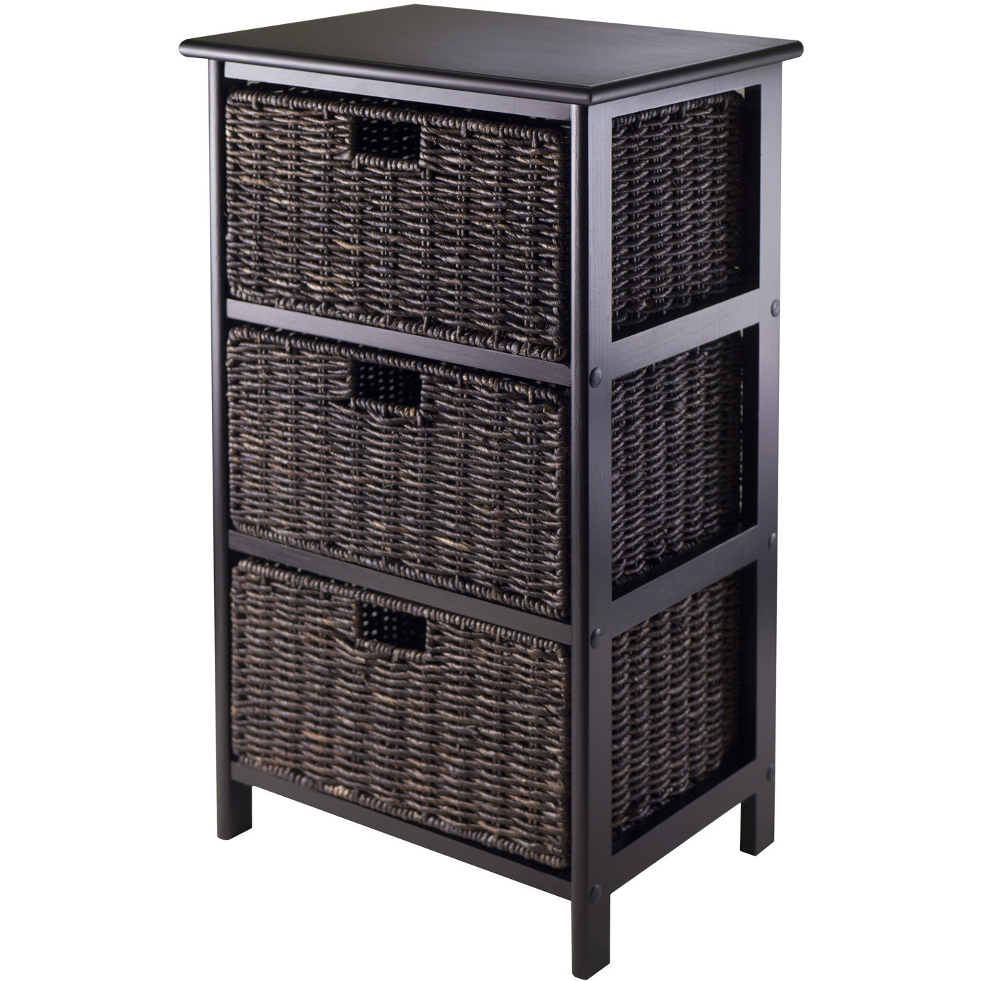 Omaha Storage Rack ith 3 Foldable Baskets