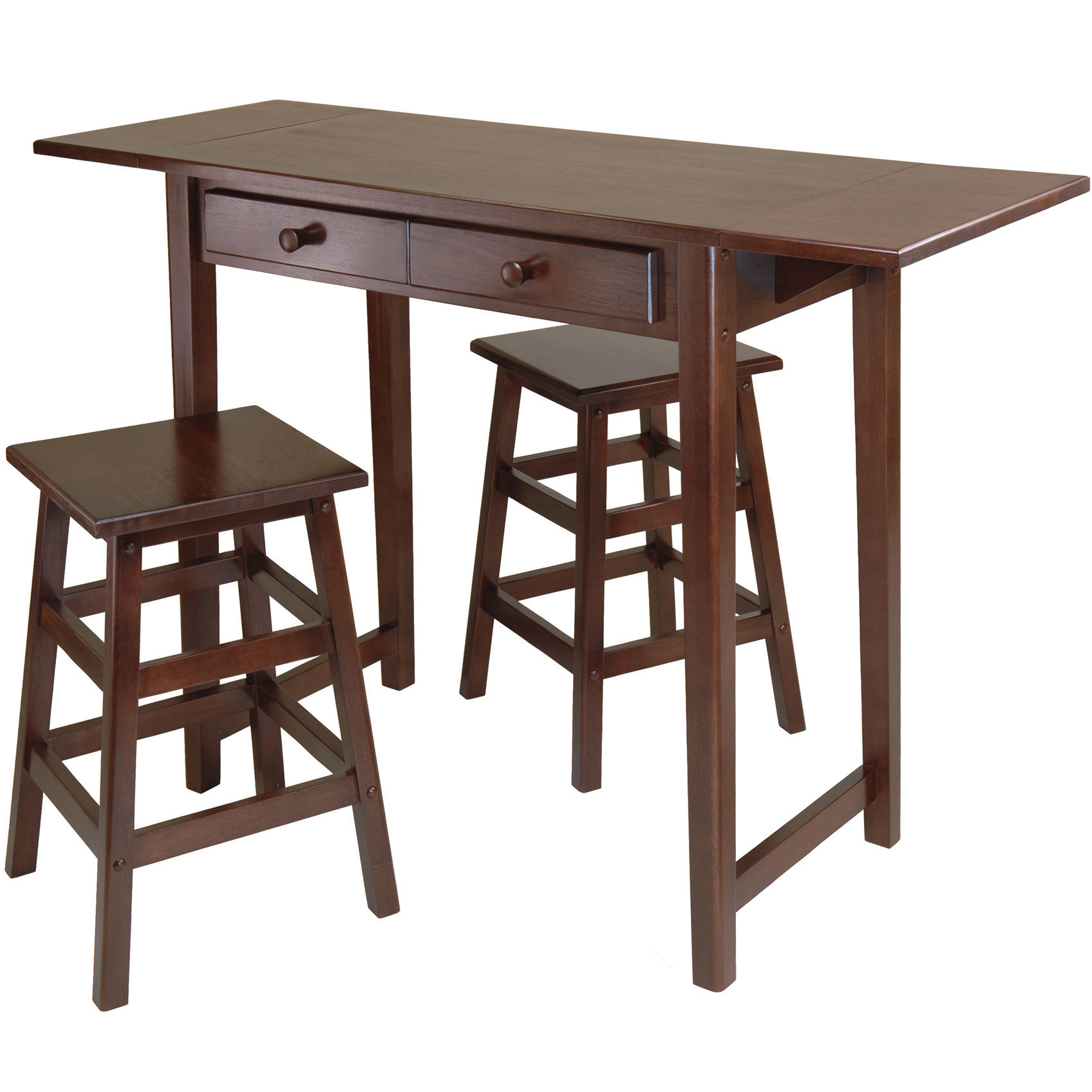 Mercer Double Drop Leaf Table with 2 Stools