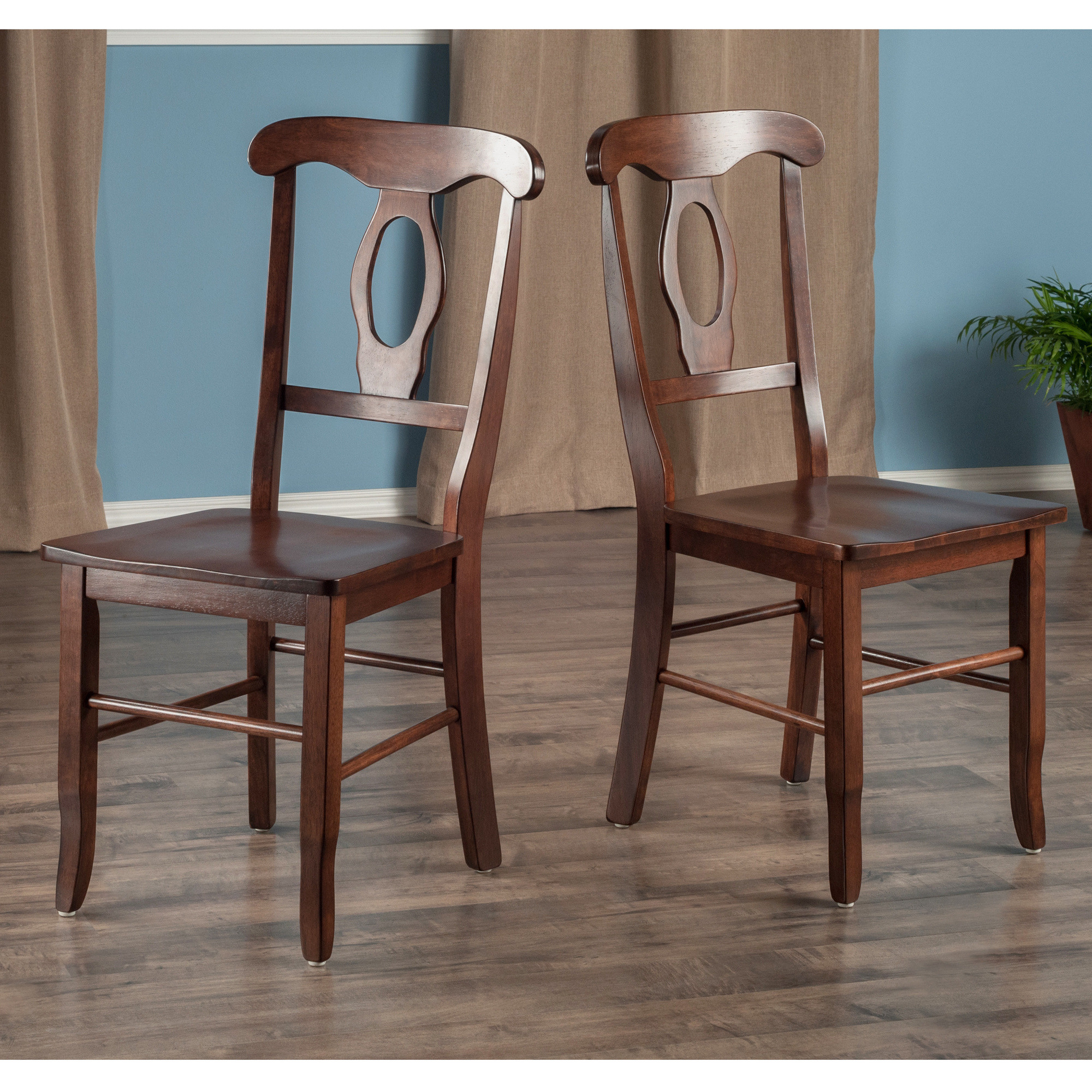 Renaissance 2-Pc Set Key Hole Back Chairs