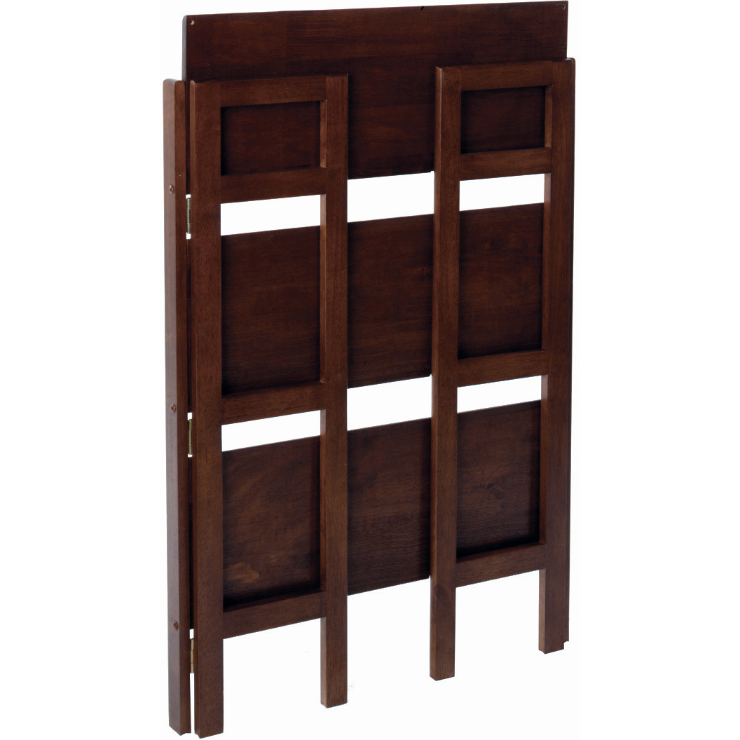 Terry Folding Bookcase Walnut