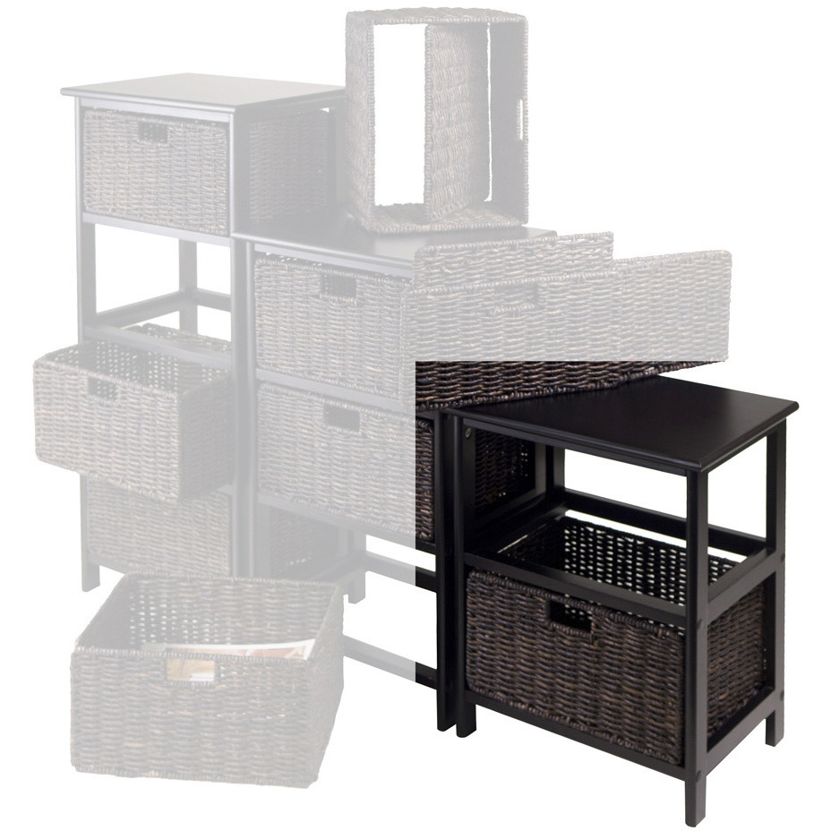 Omaha Storage Rack with 2 Foldable Baskets