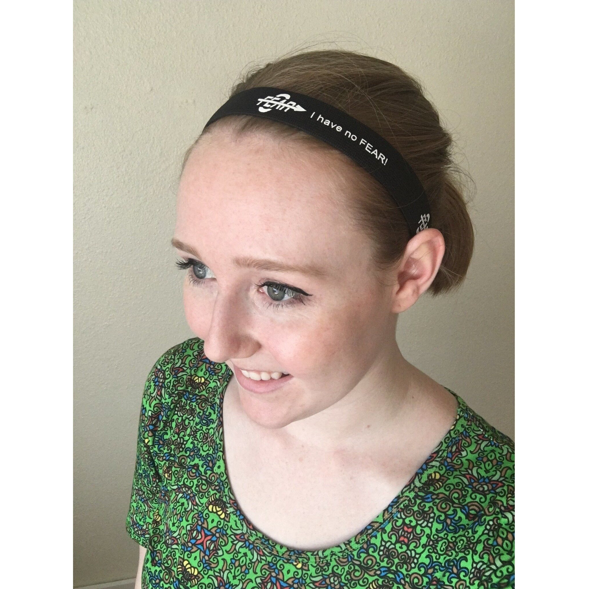 Fear0 Non-Slip I Have No Fear Soccer Gym Basketball Running Headband #MeToo Women/Girls