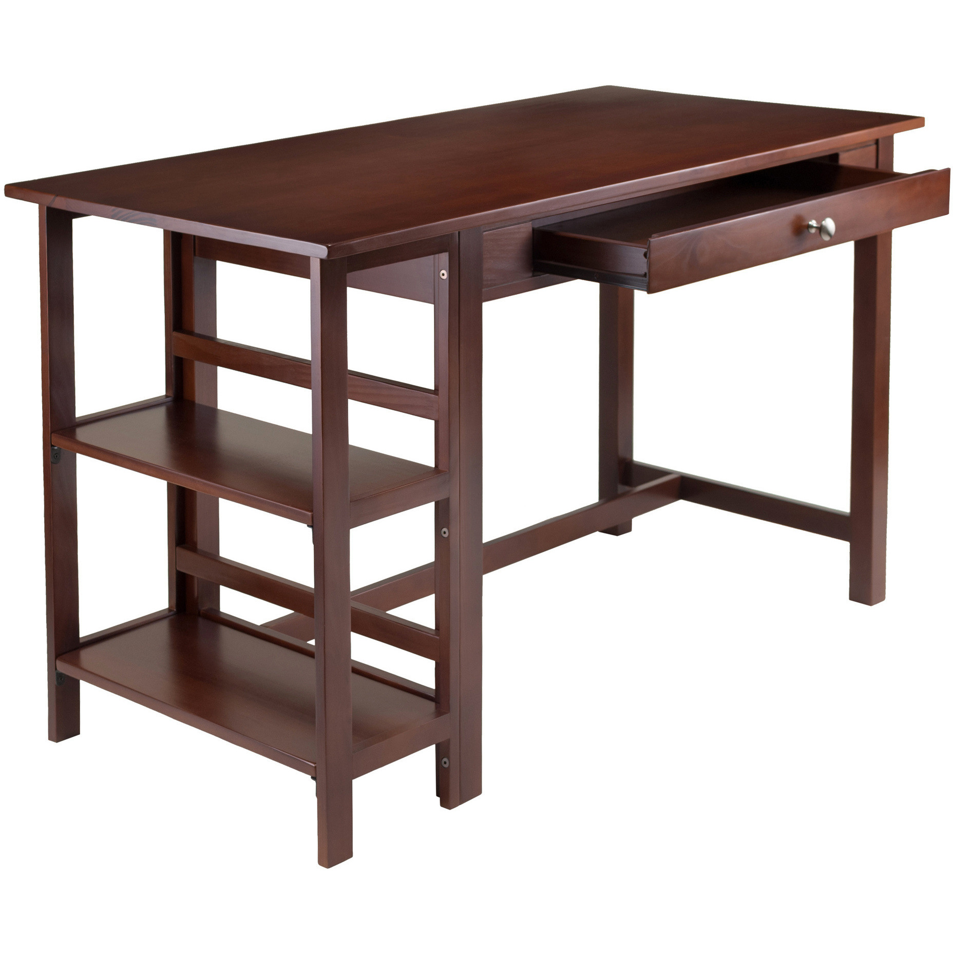 Velda Writing Desk with 2 Shelves