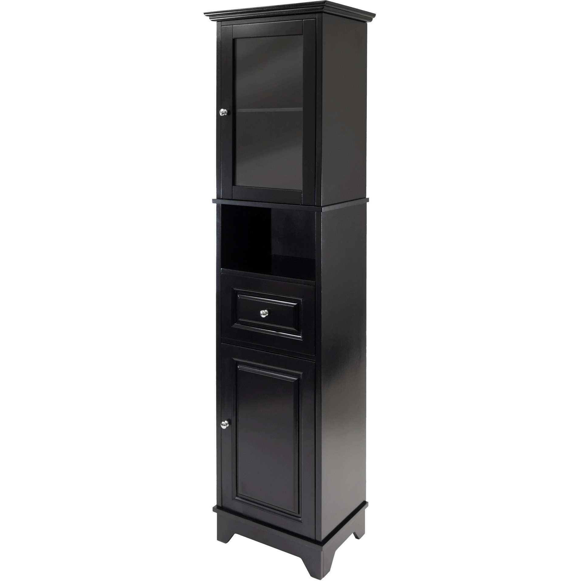 Alps Tall Cabinet with Glass Door and Drawer