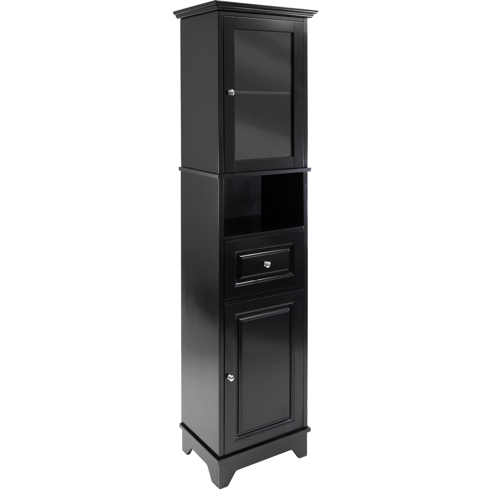 Alps Tall Cabinet with Glass Door and Drawer