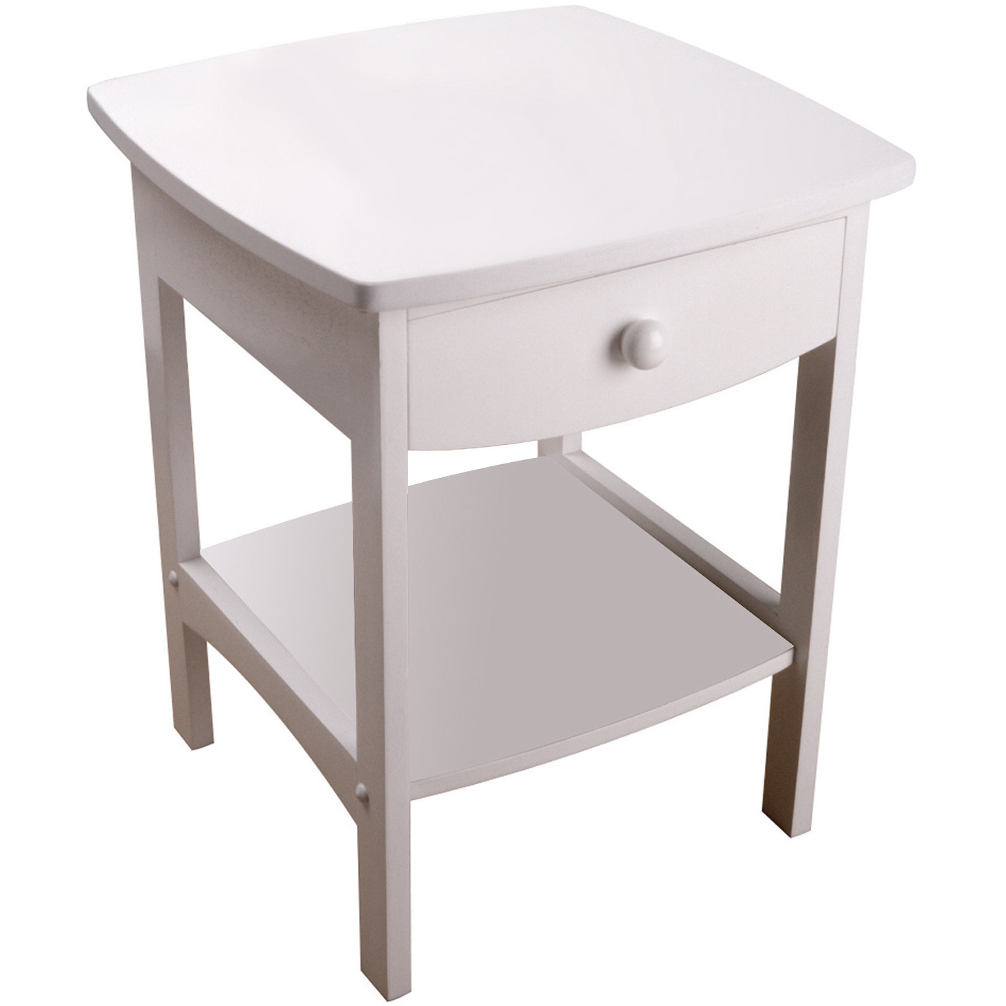 Claire Accent Table White Finish