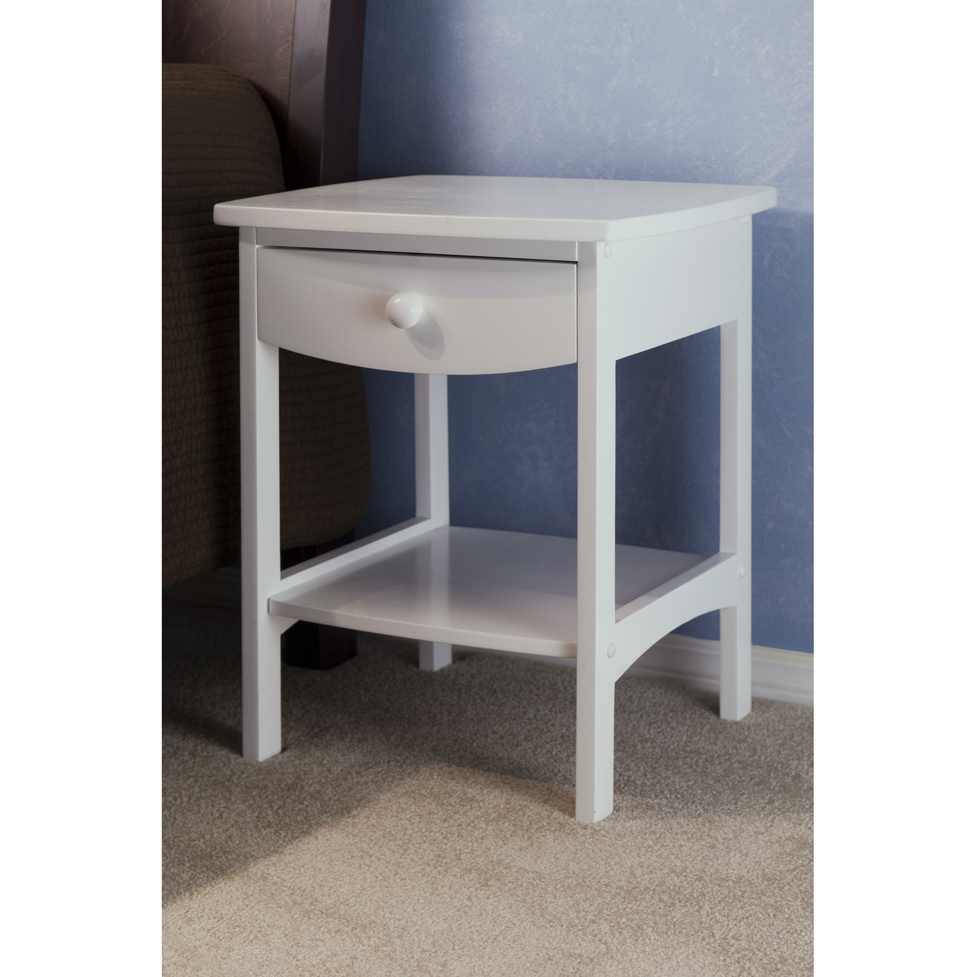 Claire Accent Table White Finish