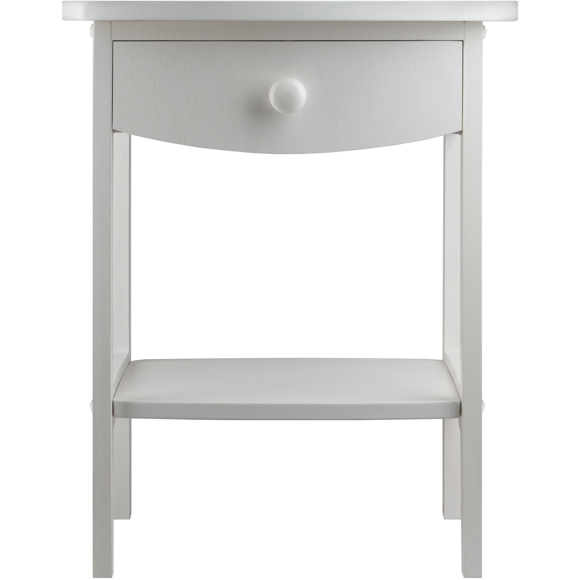 Claire Accent Table White Finish