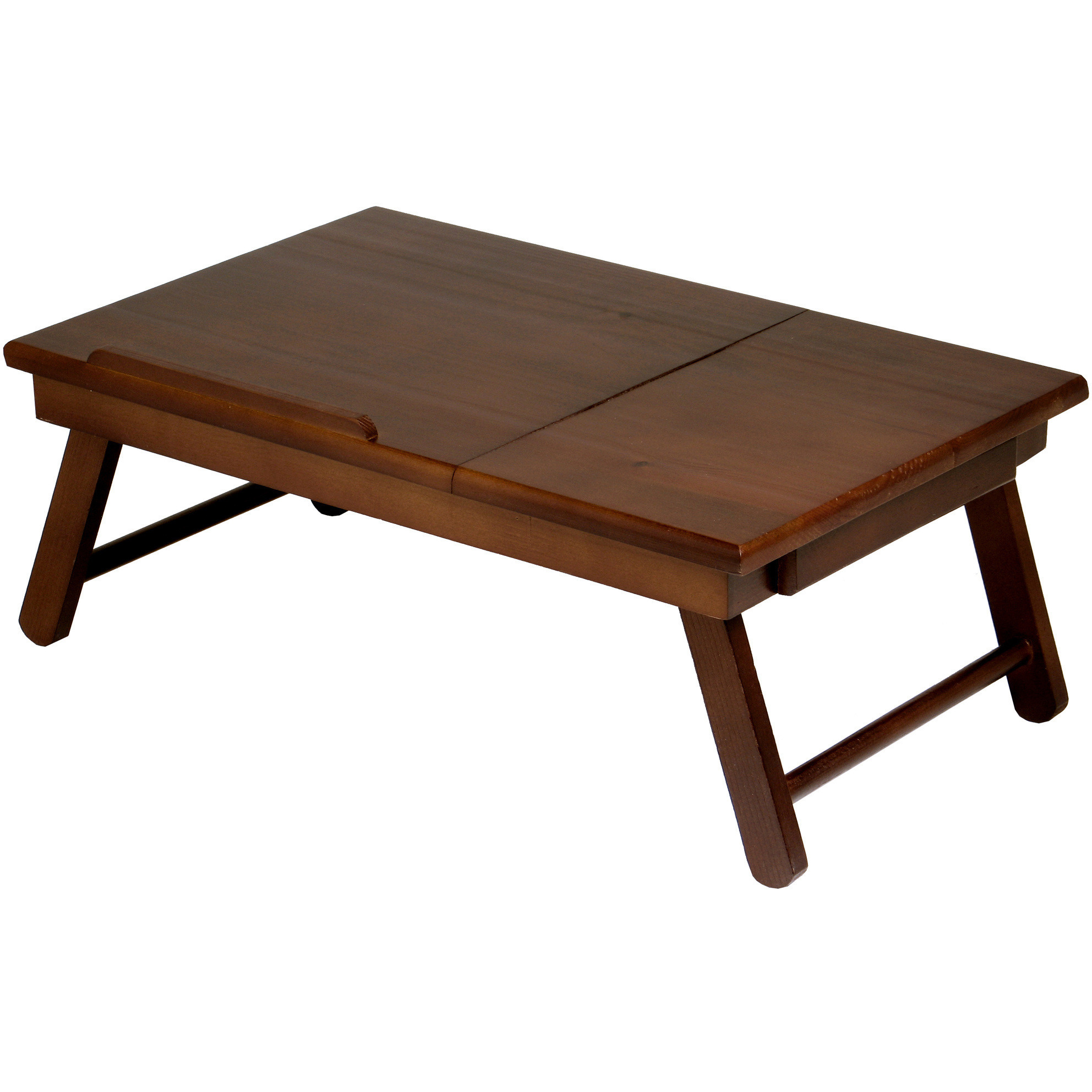 Alden Lap Desk; Flip Top with Drawer; Foldable Legs