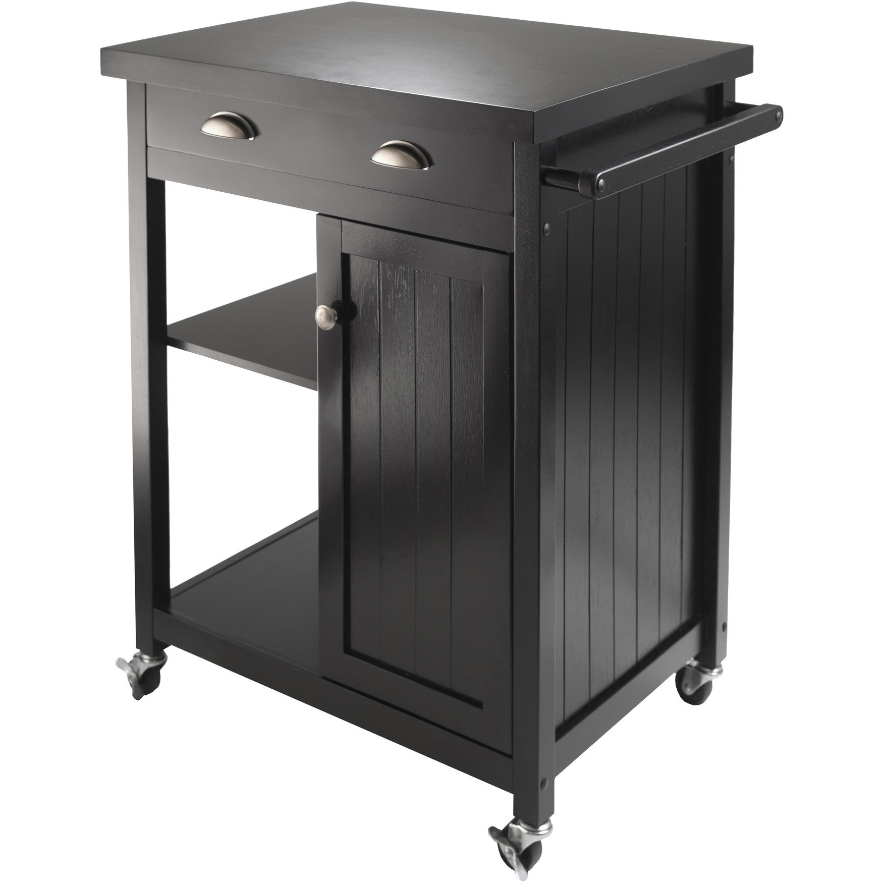 Timber Kitchen Cart with Wainscot panel