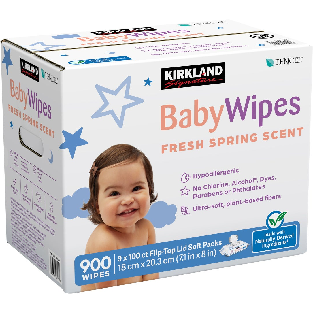 Kirkland Signature Scented Baby Wipes, 900-count