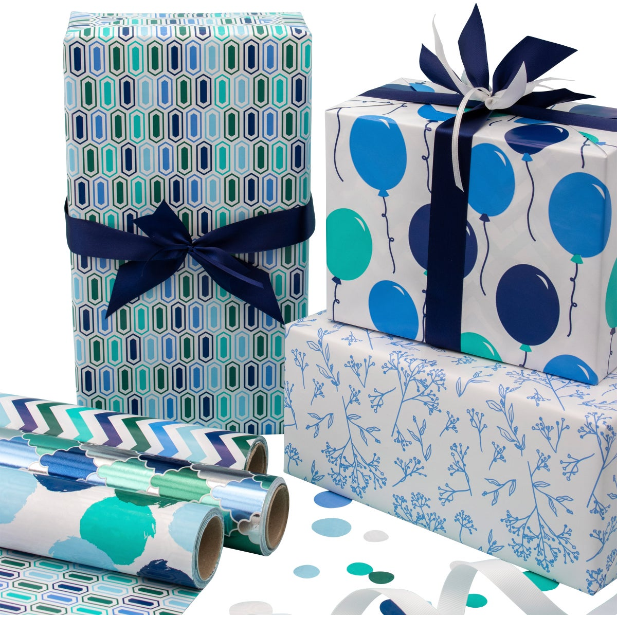 Kirkland Signature Double Sided Everyday Gift Wrap, 6-rolls, 540 sq. ft. Total