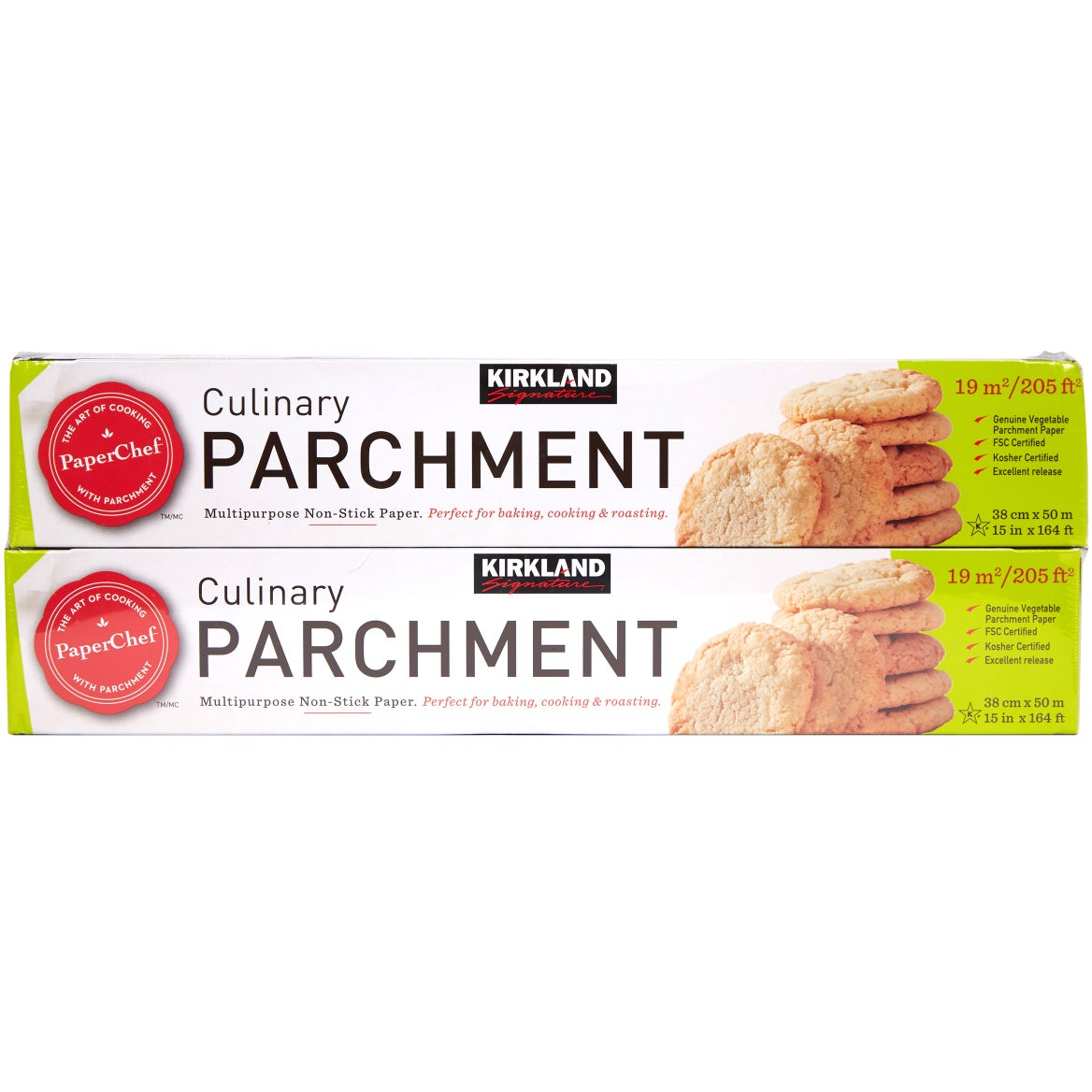 Kirkland Signature Parchment Paper, 15 in x 164 ft, 2-count