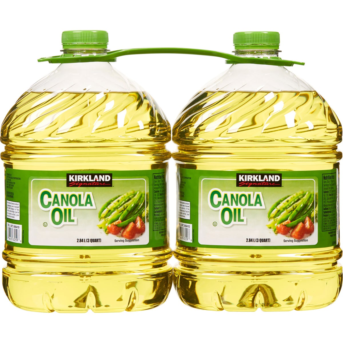 Kirkland Signature, Canola Oil, 3 qt, 2-count