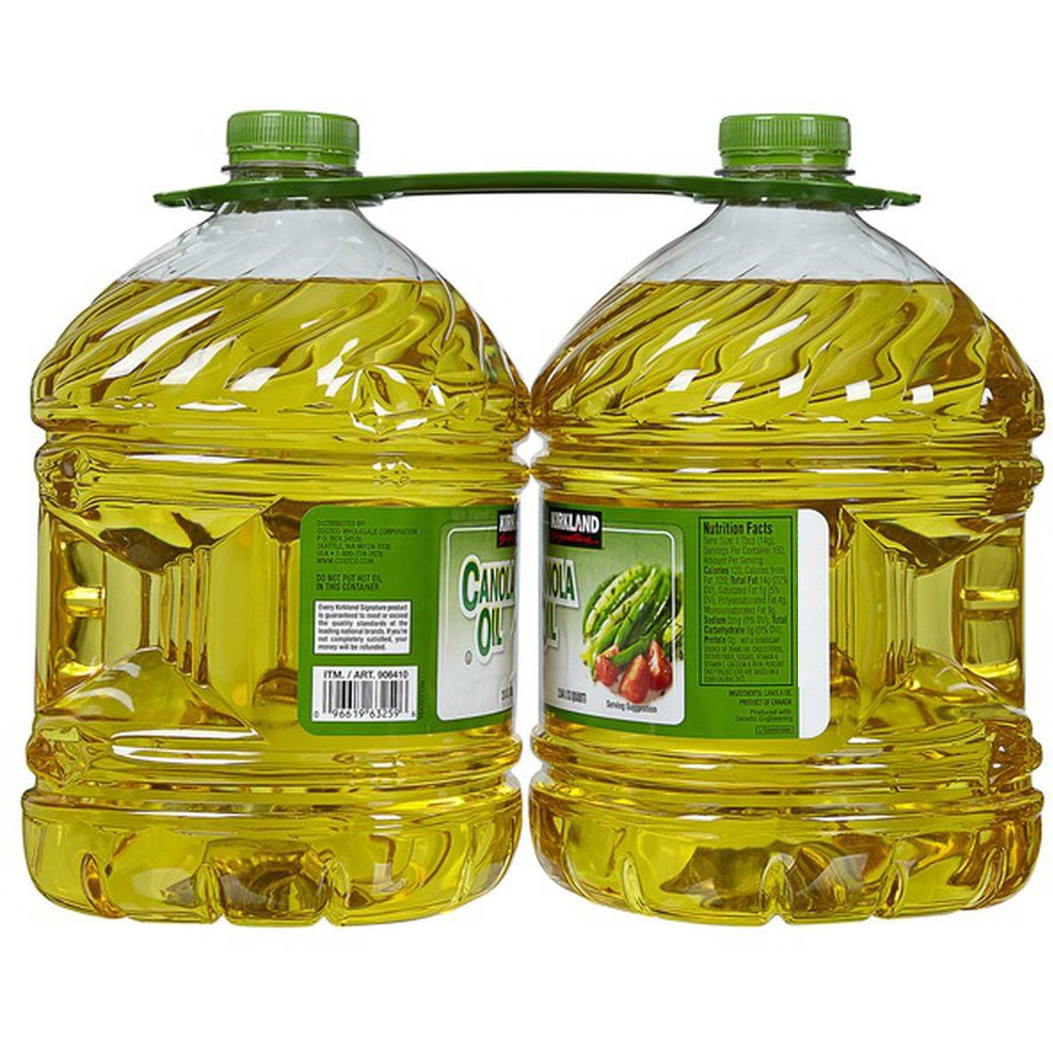 Kirkland Signature, Canola Oil, 3 qt, 2-count