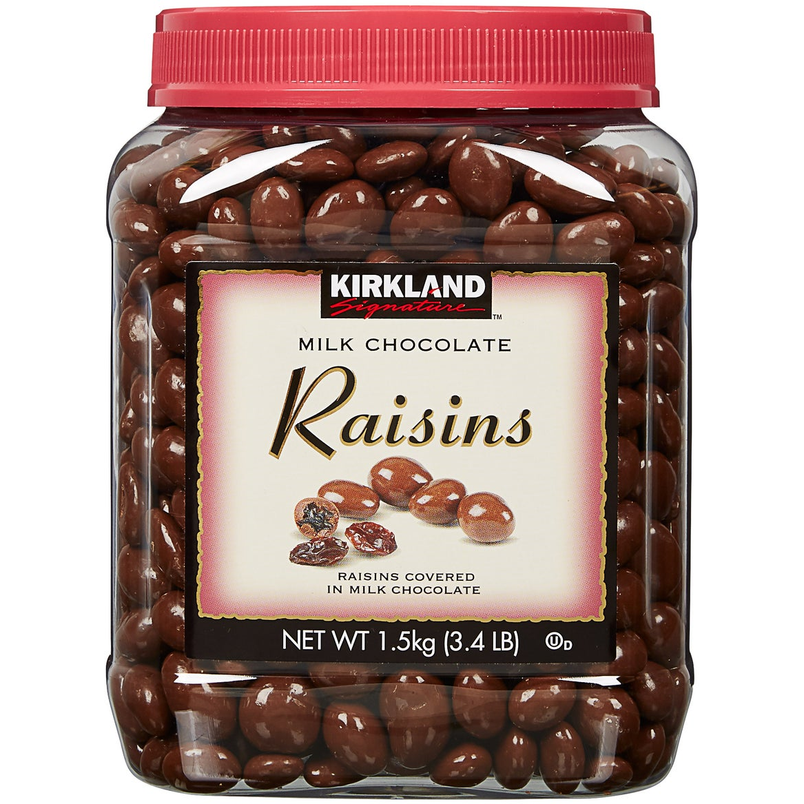 Kirkland Signature Raisins, Milk Chocolate, 3.4 lb