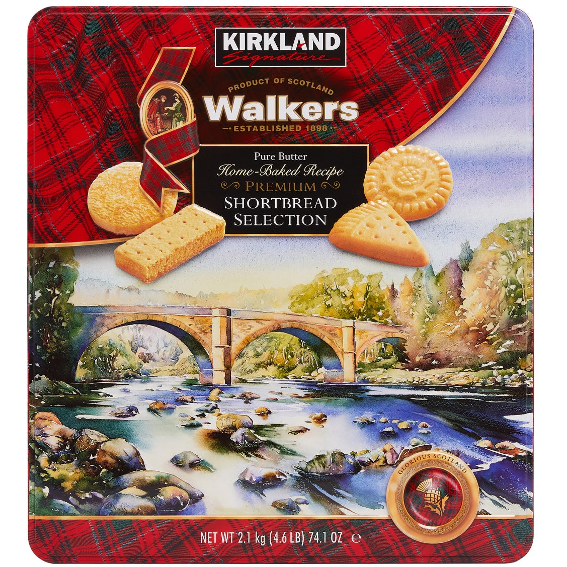 Kirkland Signature Walkers Premium Shortbread Selection, 4.6 lbs