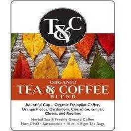 Bountiful Cup Organic Tea & Coffee Blend - 1 Pack