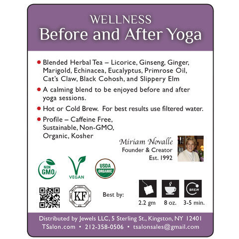 Before And After Yoga - Wellness Tea - 18 Tea Bags