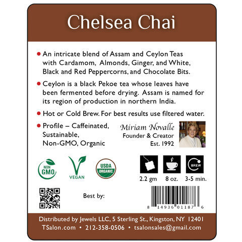 Chelsea Chai - Black Tea - 18 Tea Bags