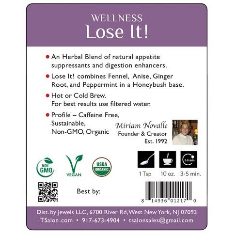 Lose It - Wellness Tea - 3.5 Oz (100 Gm)