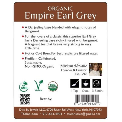 Organic Empire Earl Grey - 3.5 Oz (100 Gm)