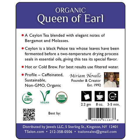 Organic Queen Of Earl - Black Tea - 18 Tea Bags