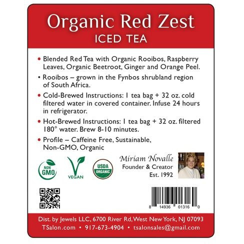 Organic Red Zest Iced Tea - 1.13 Oz (32 Gm)