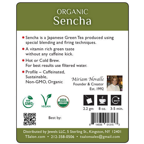 Organic Sencha - Green Tea - 18 Tea Bags