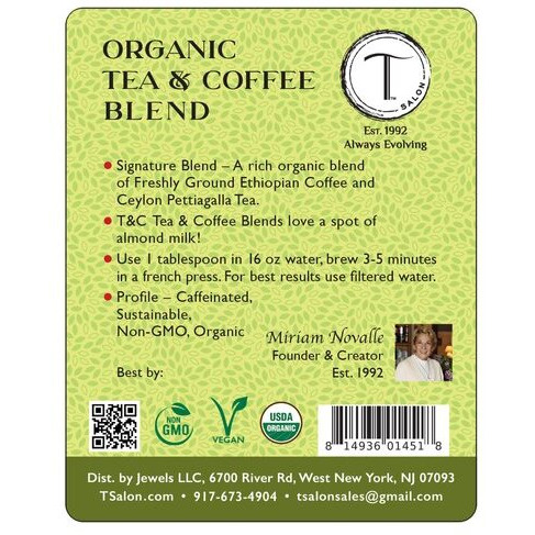 Signature Blend Organic Tea & Coffee Blend - 4 Oz (113.4 Gm)