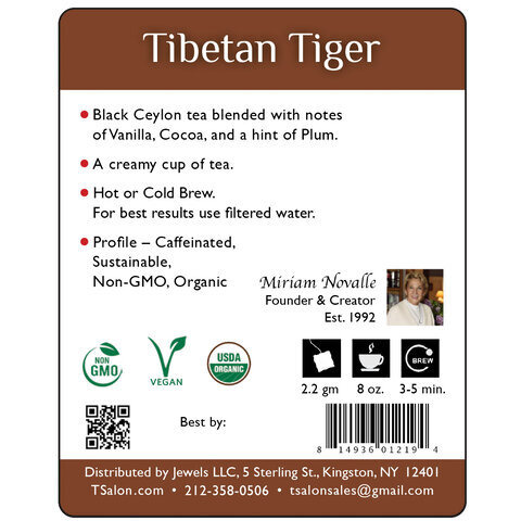 Tibetan Tiger - Black Tea - 18 Tea Bags