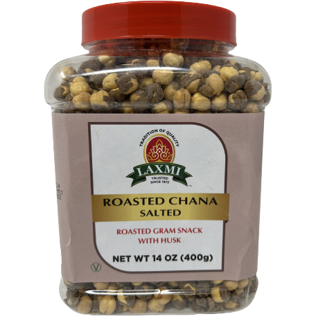 Laxmi Roasted Chana Salted ith Husk - 400 (14 Oz)