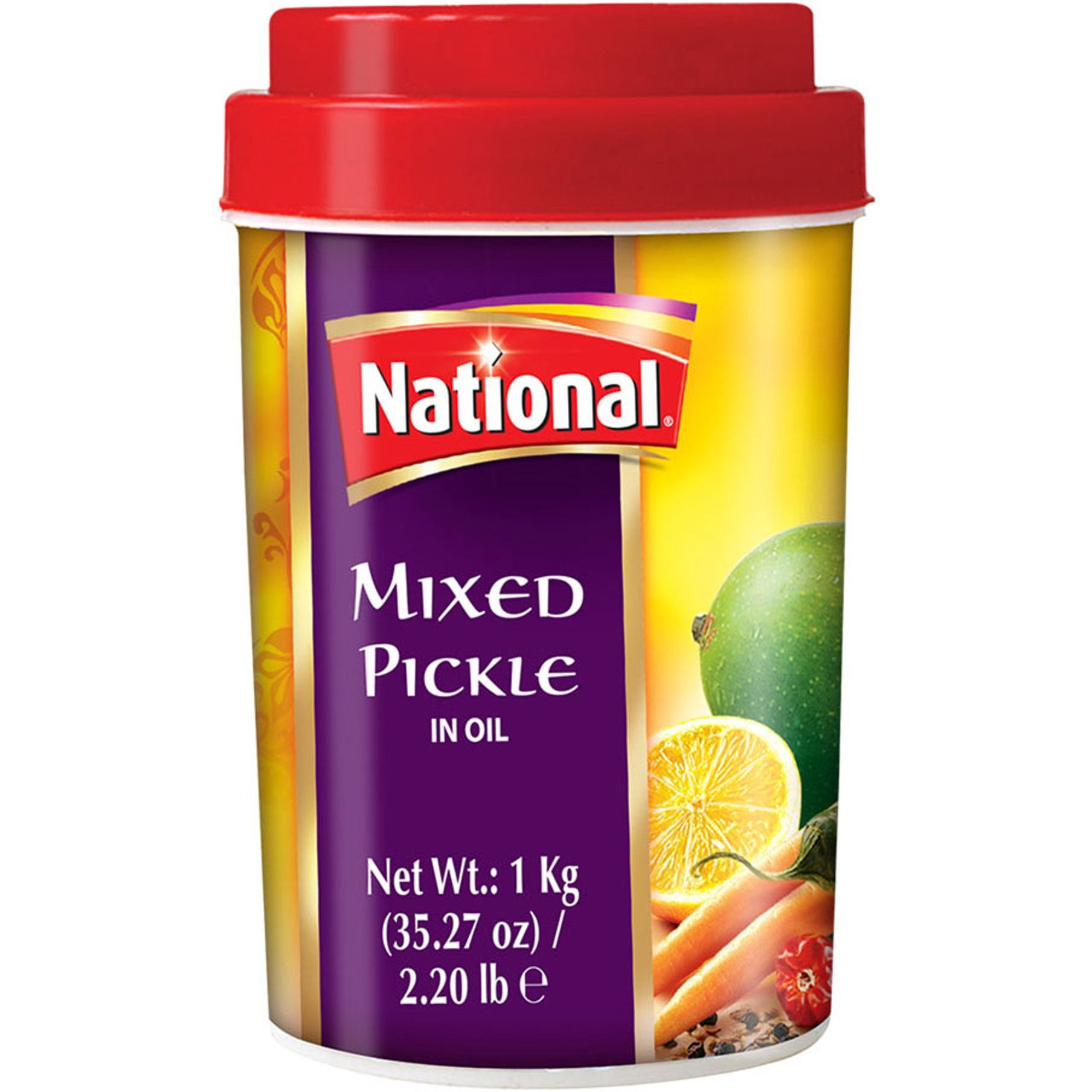 National Mixed Pickle - 320 Gm (11.29 Oz)