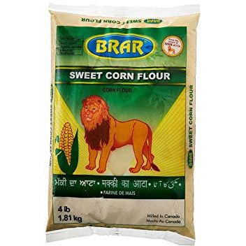 Brar Seet Corn Flour - 4 Lb (1.81 Kg)