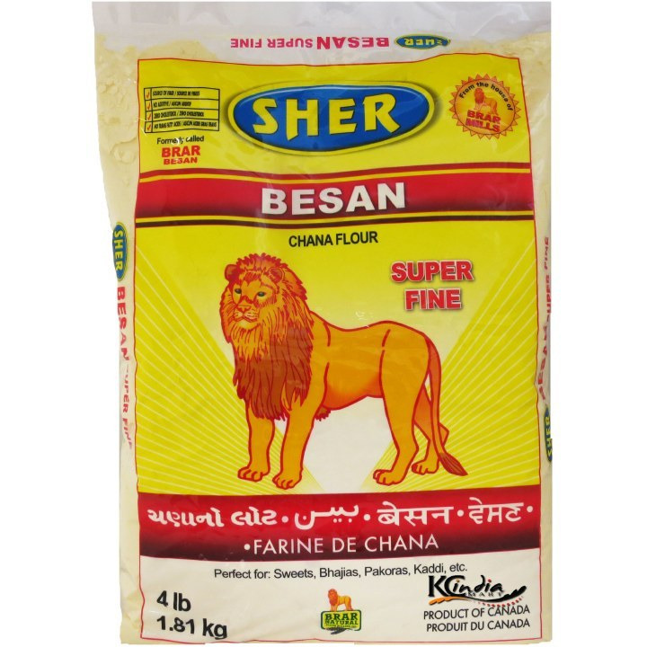 Sher Besan Super Fine - 4 Lb (1.8 Kg)