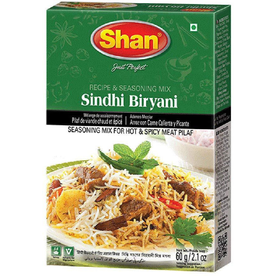 Shan Sindhi Biryani Recipe Seasoning Mix - 60 Gm (2.1 Oz)