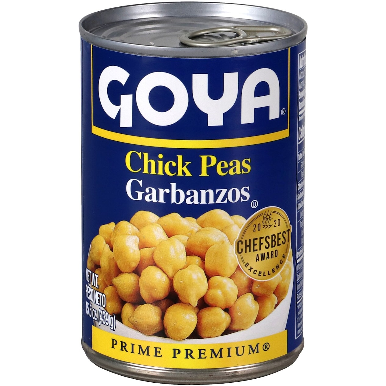 Goya Chick Peas Garbanzo Beans Can- 15.5 Oz (439 Gm)