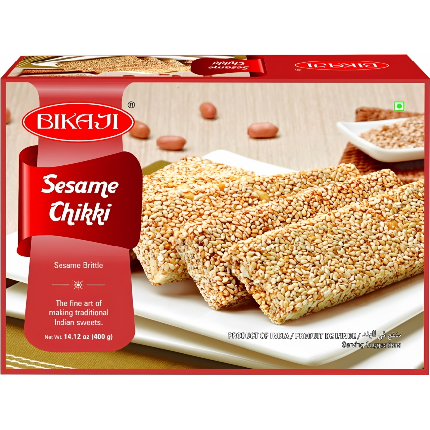 Bikaji Sesame Chikki - 400 Gm (14 Oz)