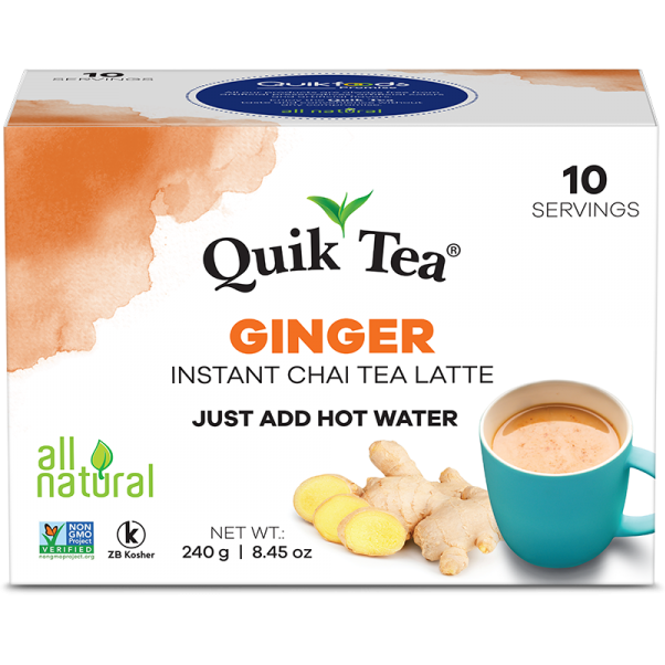 Quik Tea Ginger Chai - 240 Gm (8.45 Oz)