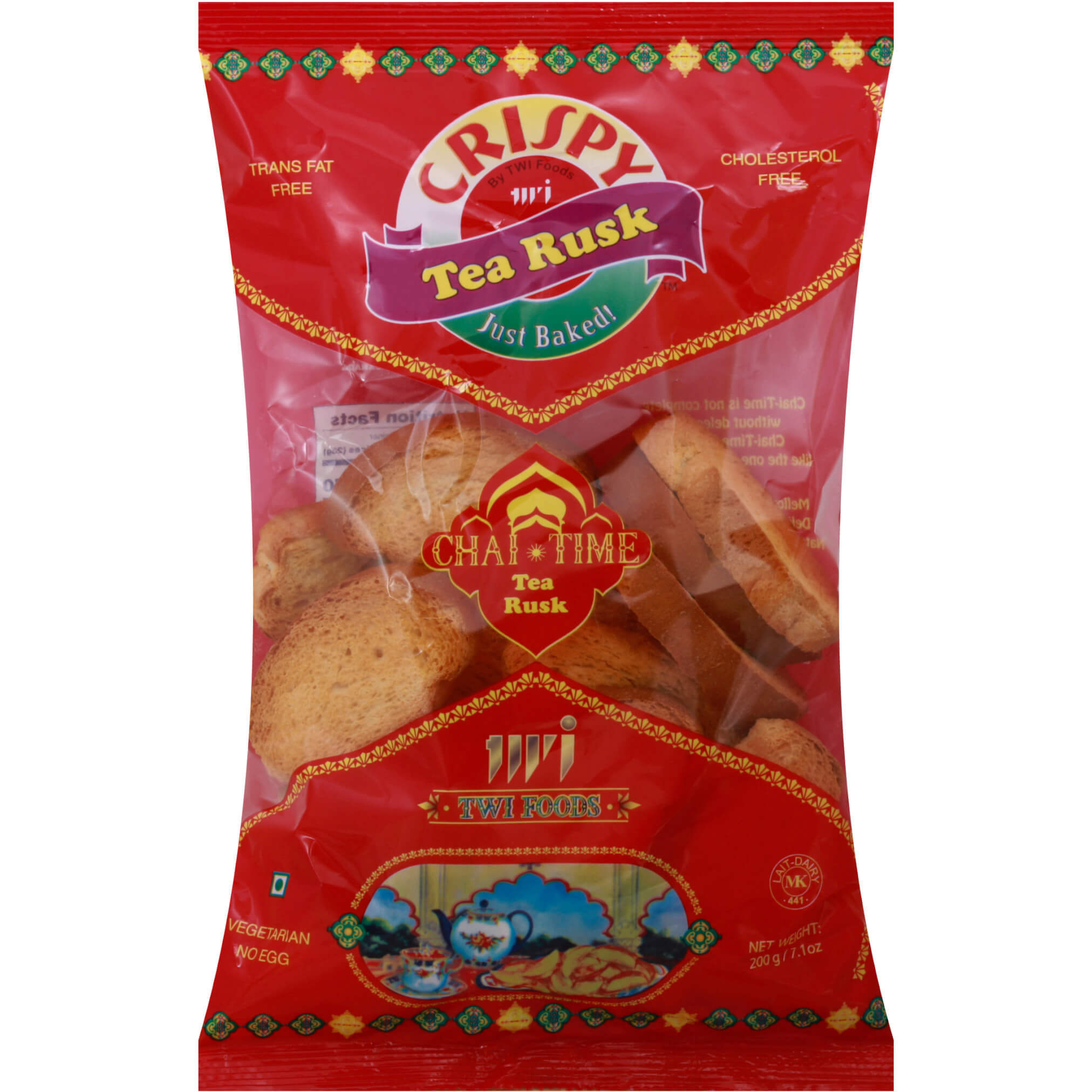 Crispy Tea Rusk - 200 Gm (7 Oz)