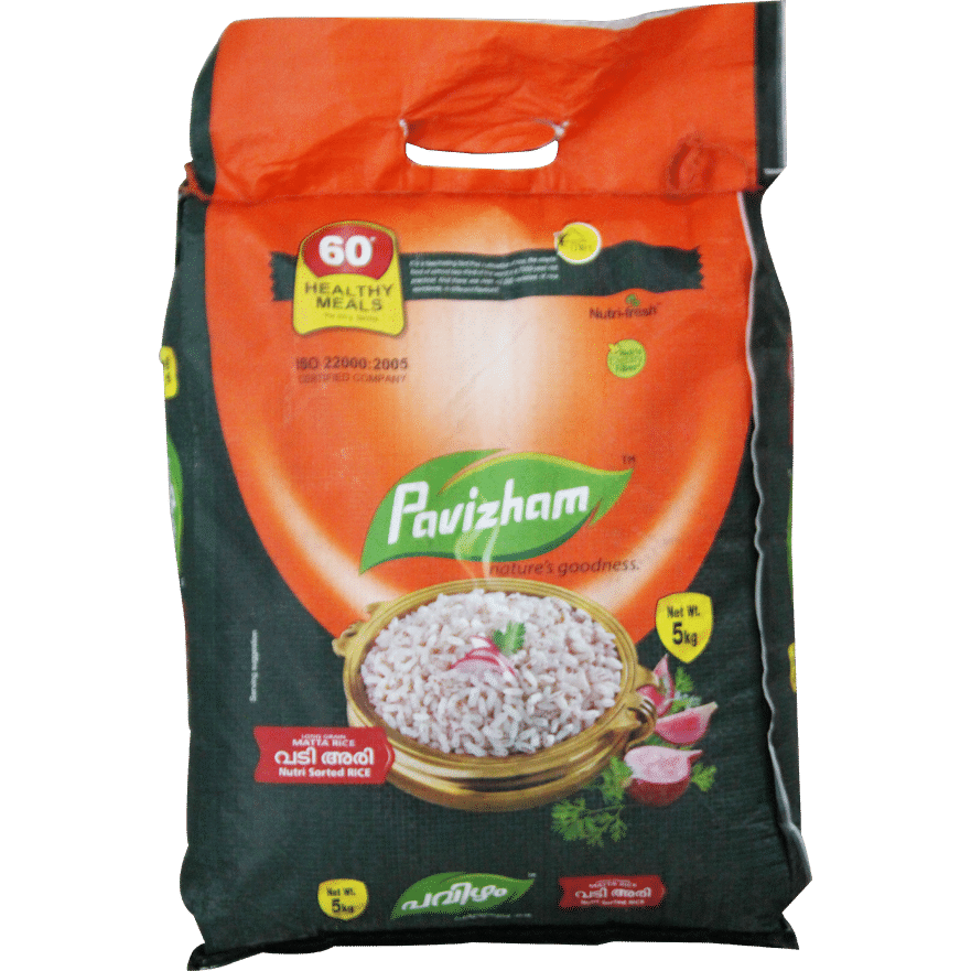 Pavizham Matta Rice - 5 Kg (11 Lb)