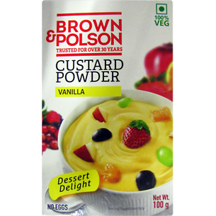 Bron & Polson Custard Poder Vanilla - 100 Gm (3.5 Oz)