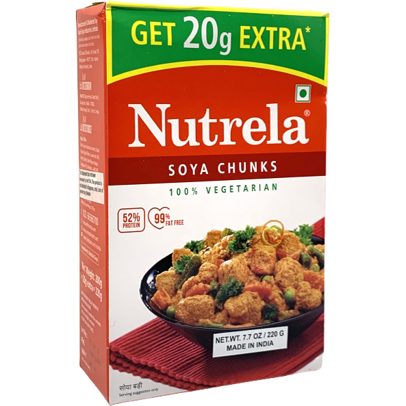 Nutrela Soya Chunks - 200 Gm (7 Oz)