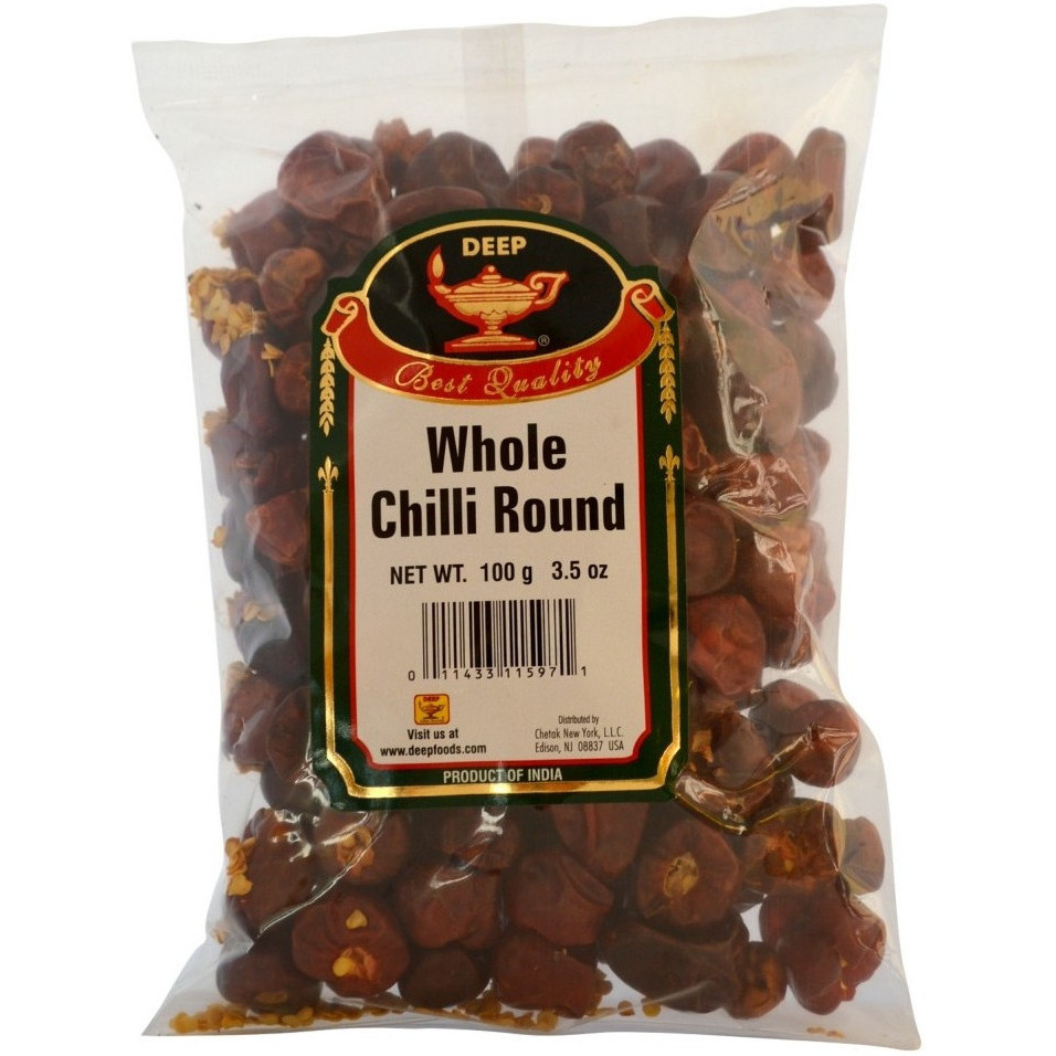 Deep Chilli Round - 100 Gm (3.5 Oz)