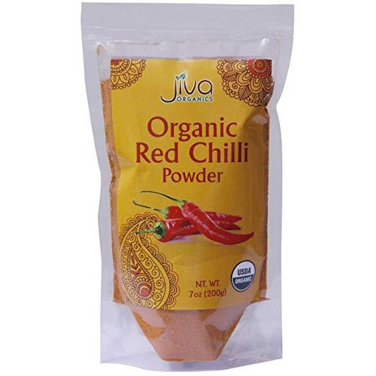 Jiva Organics Organic Red Chilli Poder - 200 Gm (7 Oz)