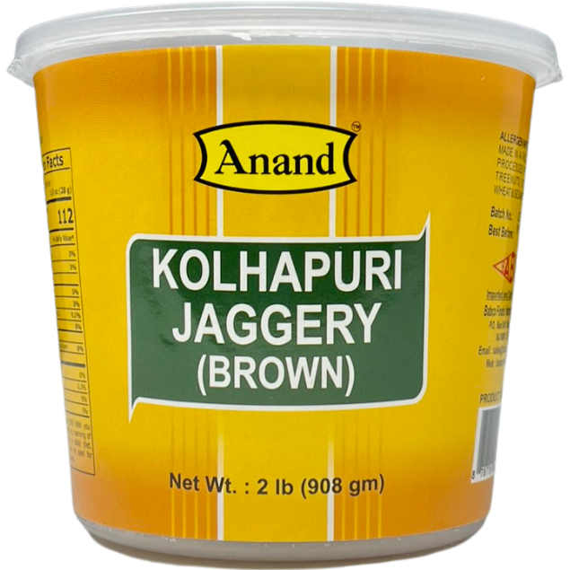 Anand Kolhapuri Jaggery Bron - 2 Lb (908 Gm)